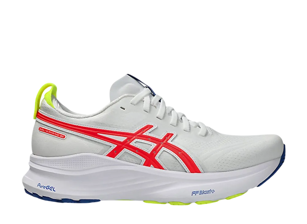 アシックス ウィメンズ ゲルカヤノ32 ATC "ホワイト/フラッシュコーラル"