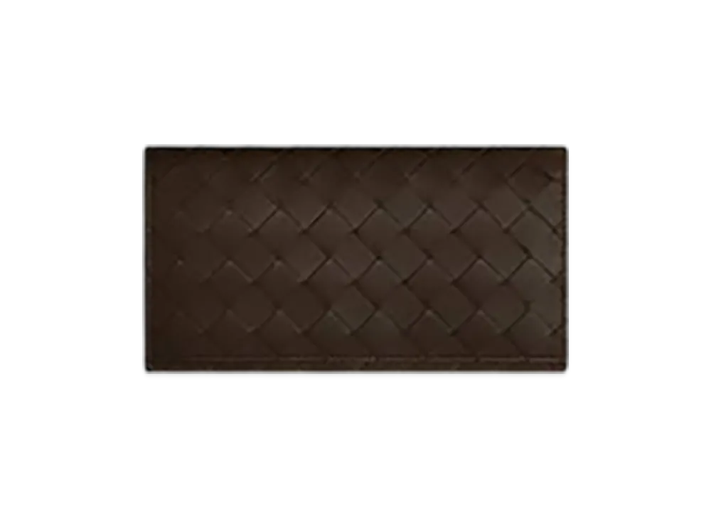 Bottega Veneta With Coin Purse Long Wallet "Fondente"
