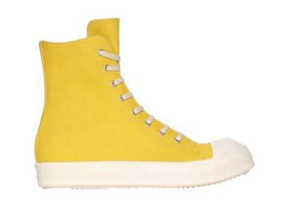 Rick Owens DRKSHDW FW25 Concordians Sneaks "Lemon/Milk/Milk"