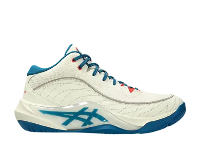 アシックス アンプレアルス3 ワイド "アイボリー/ディープシーティール"