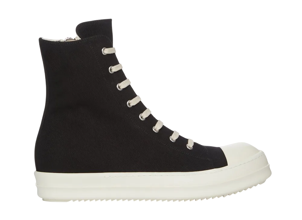 Rick Owens DRKSHDW FW25 Concordians Sneaks "Black/Milk/Milk"