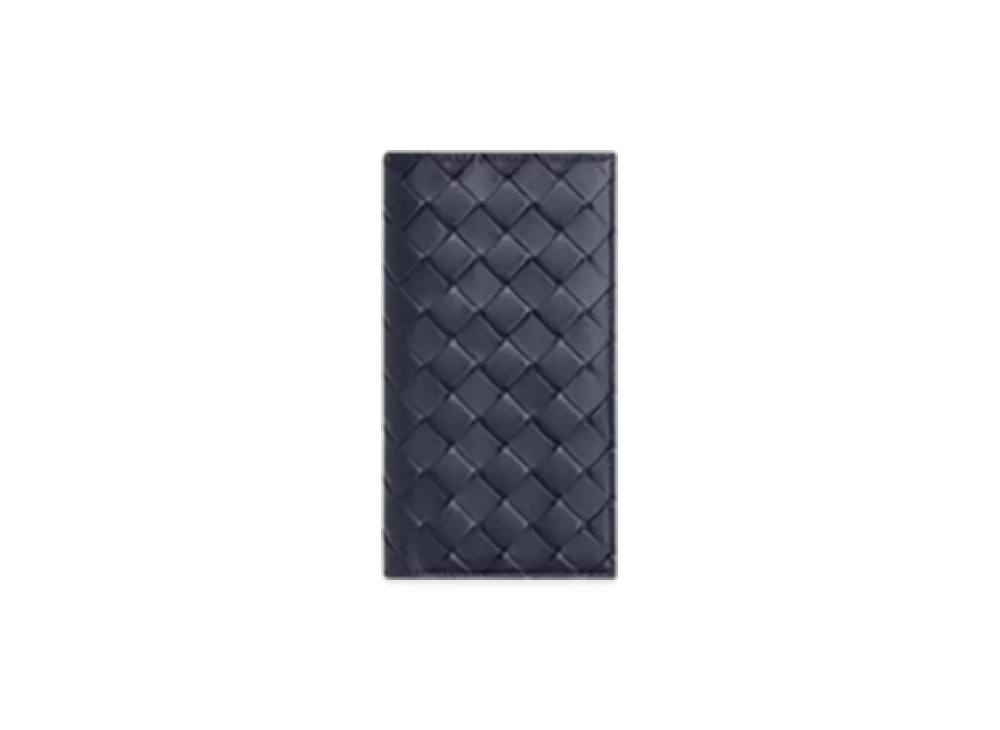 Bottega Veneta Intrecciato Long Wallet "Abyss/Cypress"