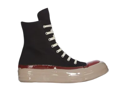 Rick Owens DRKSHDW FW25 Concordians Sneaks "Black/Red/Drk Beige"