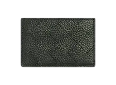 Bottega Veneta Intrecciato Credit Card Case "Dark Green"