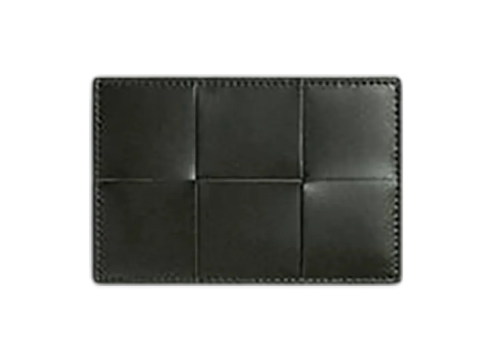 Bottega Veneta Cassette Credit Card Case "Dark Moss"