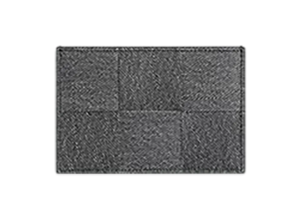 Bottega Veneta Cassette Credit Card Case "Mid Gray/Aldoars"