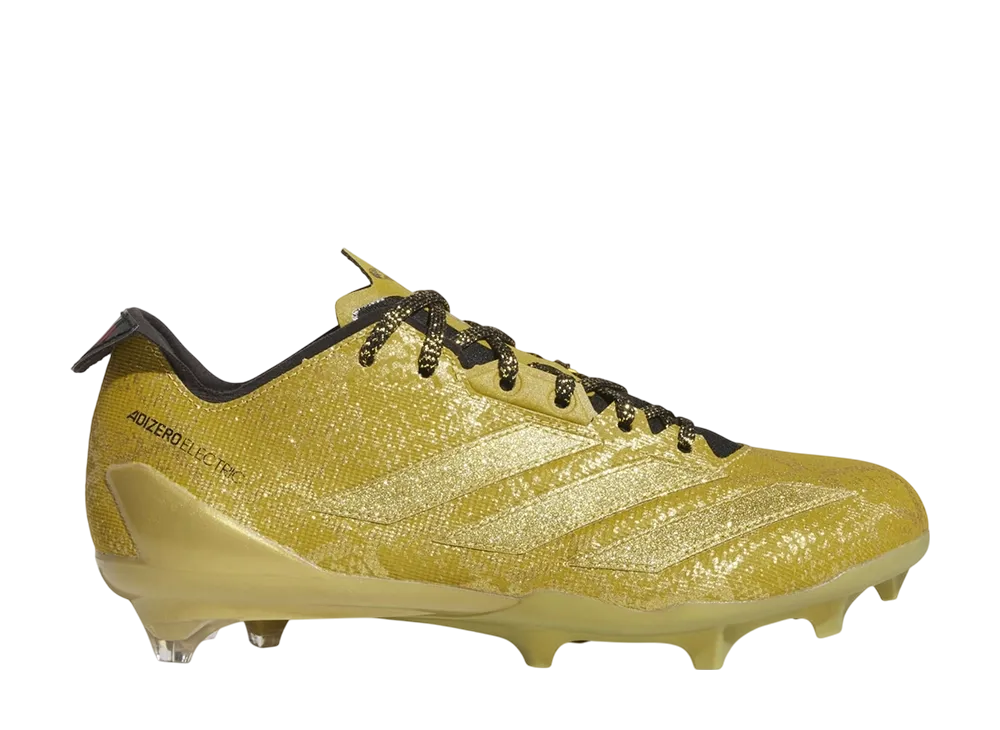 ディズニー × アディダス アディゼロ エレクトリック アメリカン フットボール スパイク "ゴールドメタリック/コアブラック"