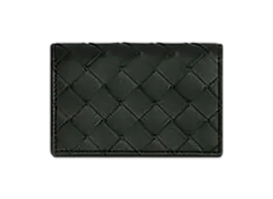 Bottega Veneta Intrecciato Business Card Case "Parakeet"