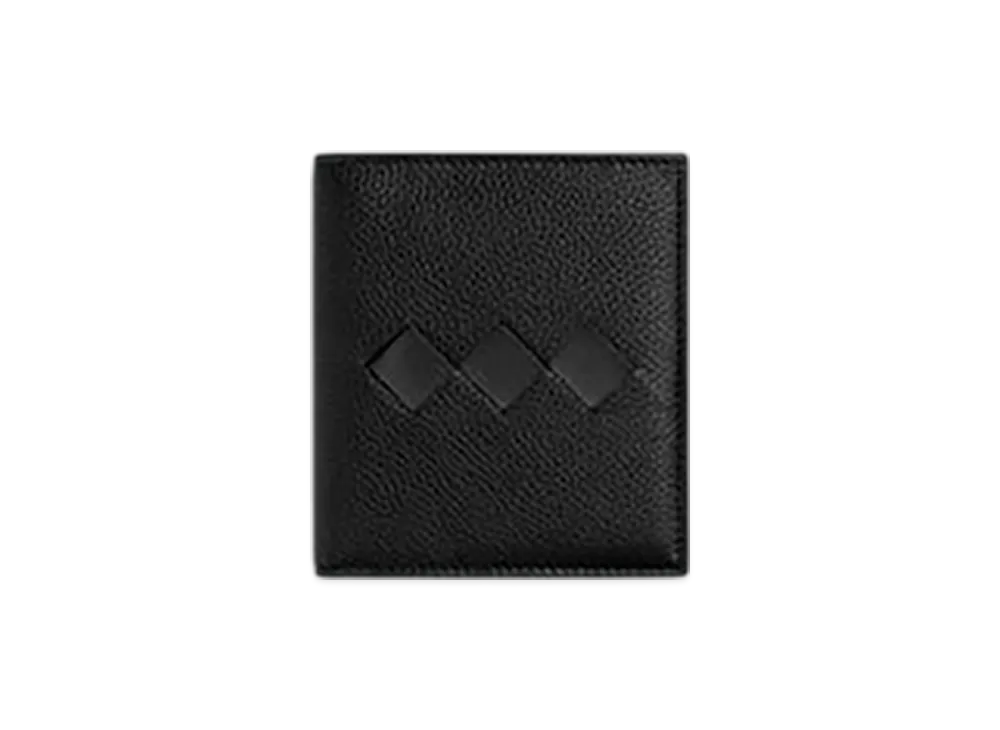 Bottega Veneta Tre Flap Card Case "Black"