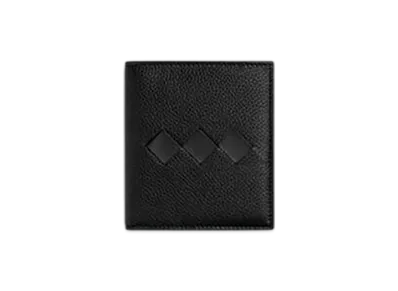 Bottega Veneta Tre Flap Card Case "Black"