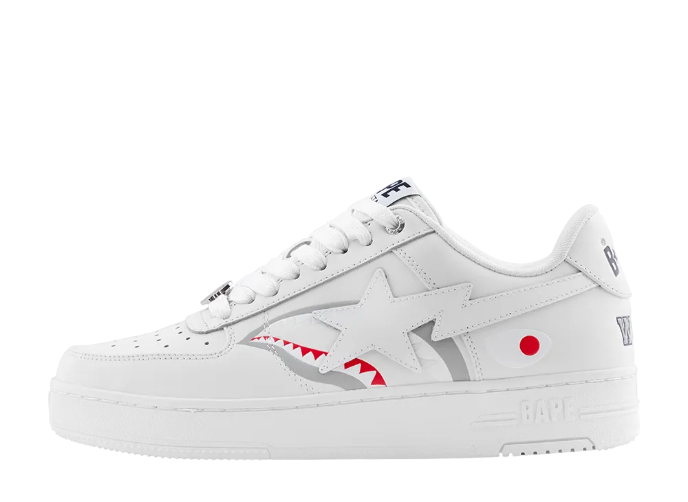 値下げ可能 A BATHING APE BAPE STA#2 ホワイト 23cm Bape Skull Sta #2 White - Apr 2024 - 1J80-191-065-White