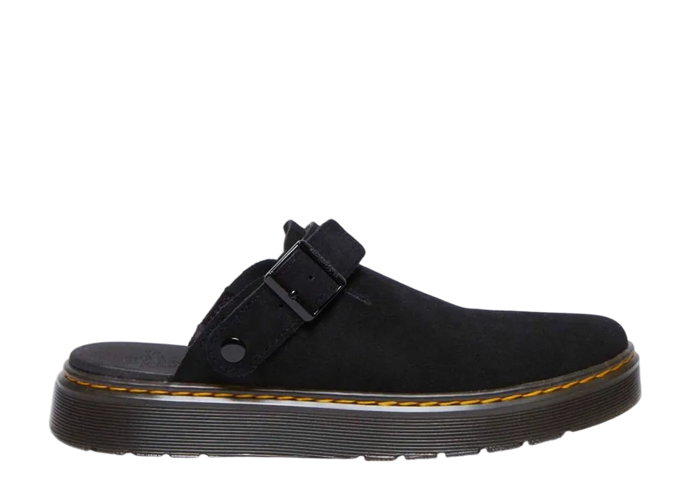 Dr.Martens Carlson Suede Mule "Black"