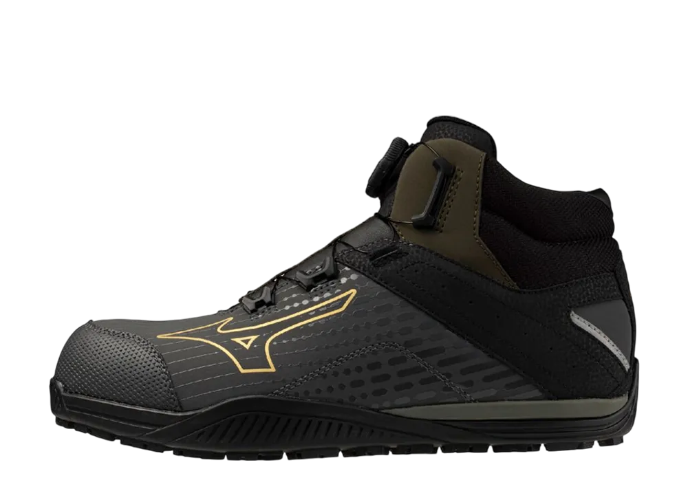 ミズノ オールマイティ TD2 81H ボア "ダークグレー/ゴールド/カーキ"