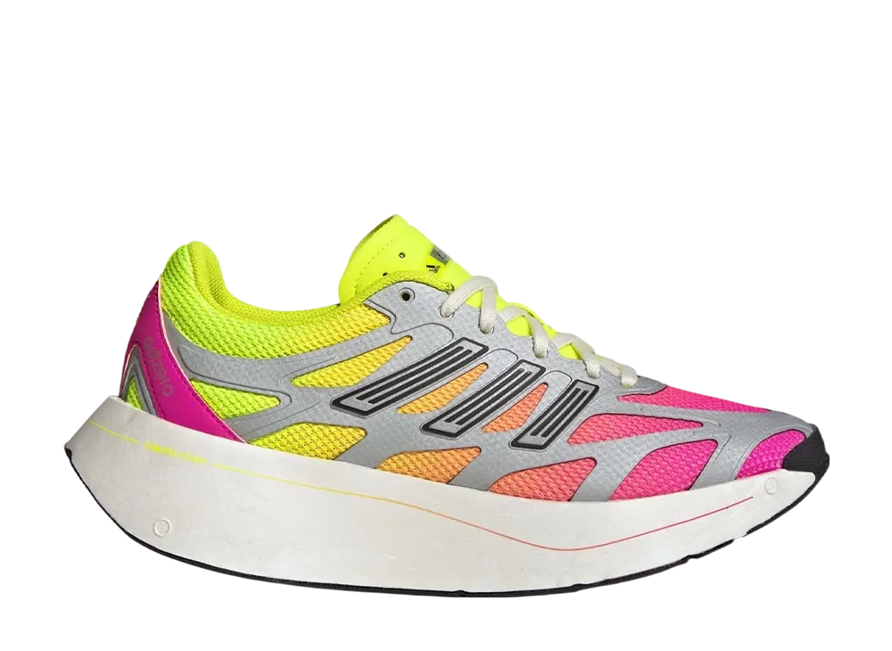 アディダスオリジナルス ウィメンズ アディゼロ アルク "ショックピンク/ソーラーイエロー"