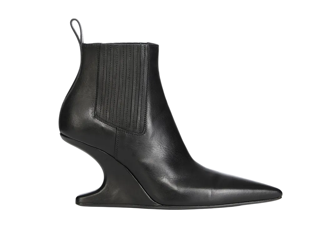 Rick Owens Women's FW25 Concordians Runway Ankle Sharp "Black"