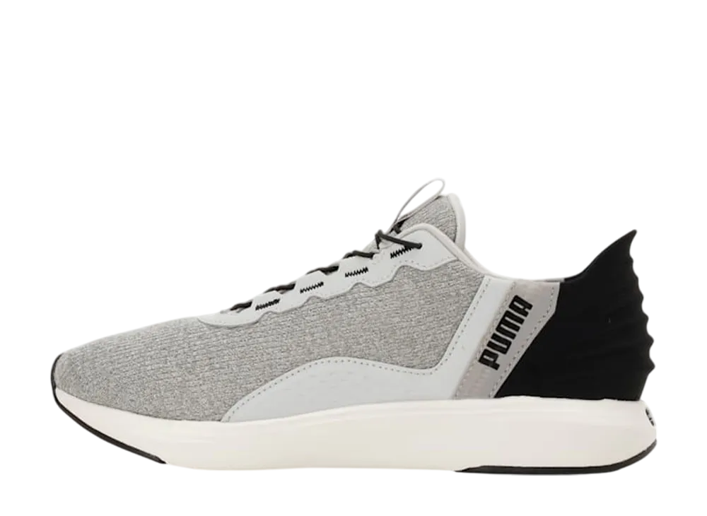 プーマ ソフトライド クルーズ イーズイン "フラットライトグレー/プーマブラック"