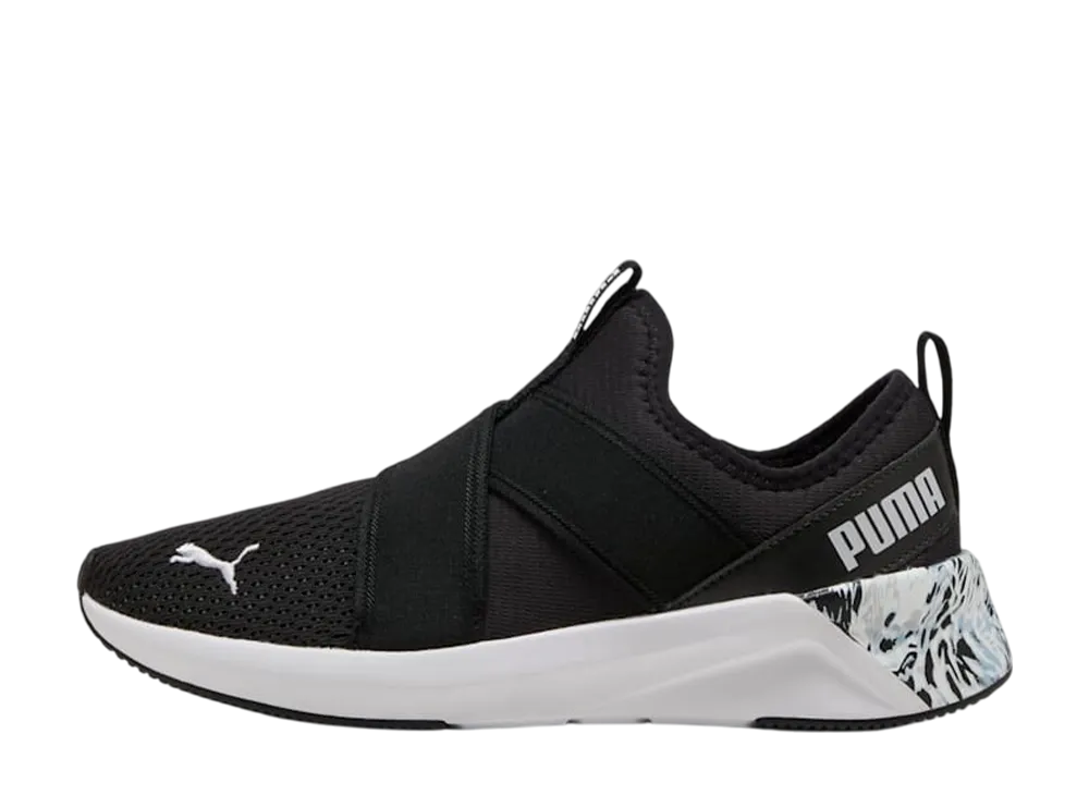 Puma Women's Softride Harli Slip-On M "PUMA Black/Haute Tropic/PUMA White"