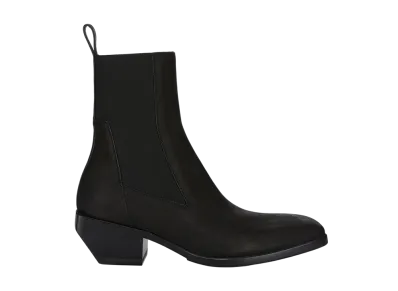 Rick Owens Women's FW25 Concordians Heeled Silver Boots "Black"