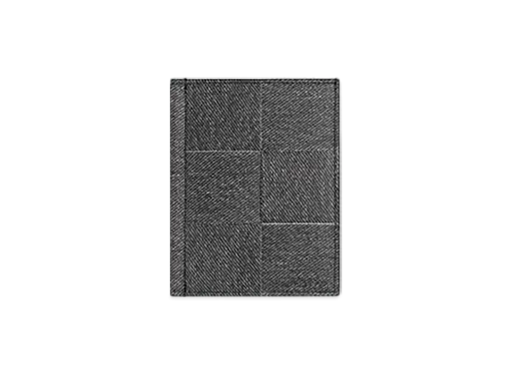 Bottega Veneta Cassette Slim Flap Card Case "Mid Gray/Aldoars"