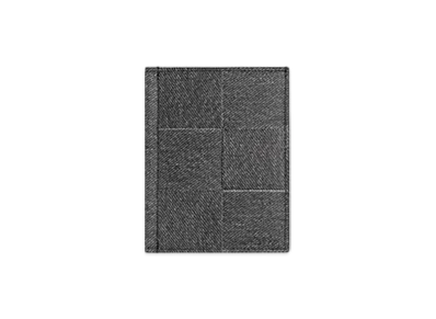 Bottega Veneta Cassette Slim Flap Card Case "Mid Gray/Aldoars"