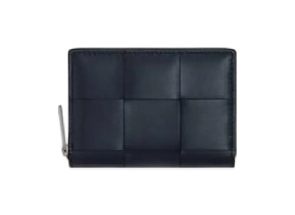 Bottega Veneta Cassette Zippered Coin Purse "Space/Sapele"