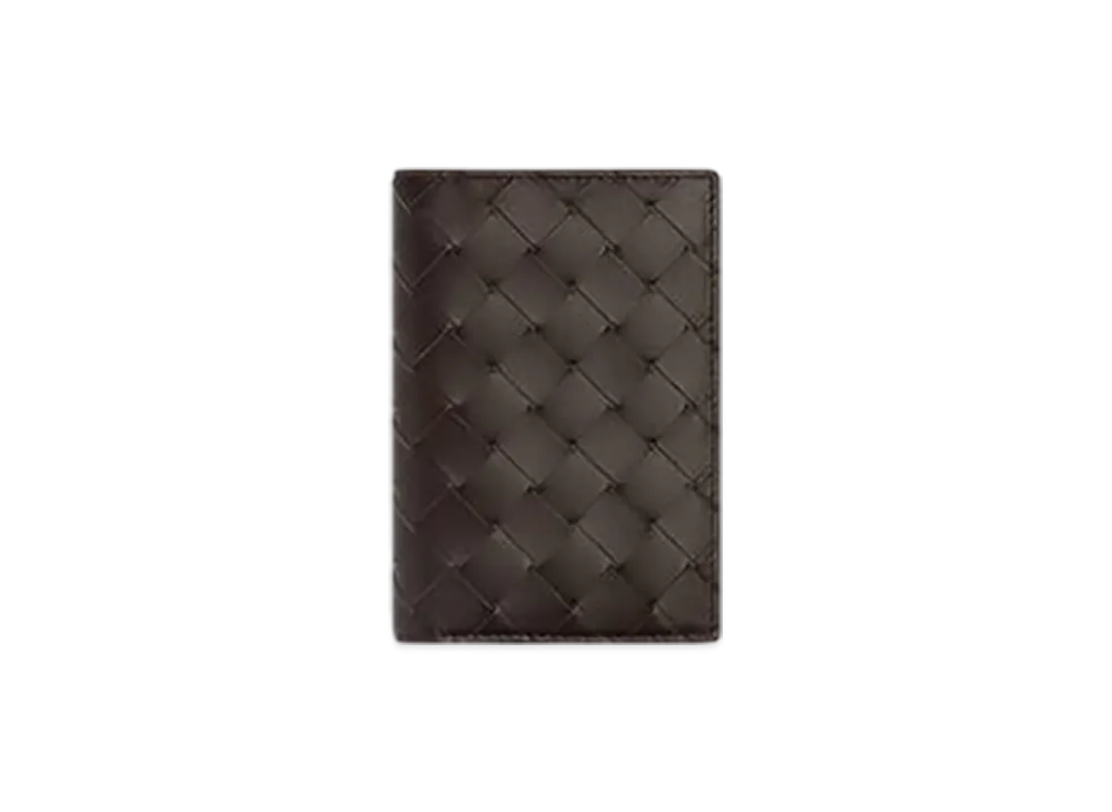 Bottega Veneta Intrecciato Passport Case "Fondant/Matcha"