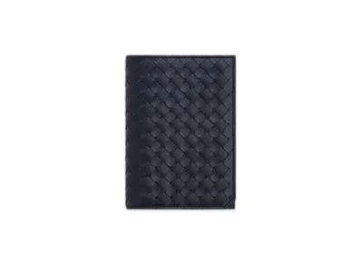 Bottega Veneta Intrecciato Piccolo Passport Case "Space"