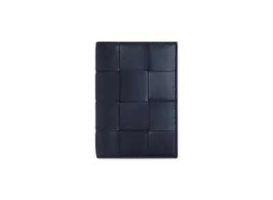 Bottega Veneta Cassette Passport Holder "Space/Sapele"