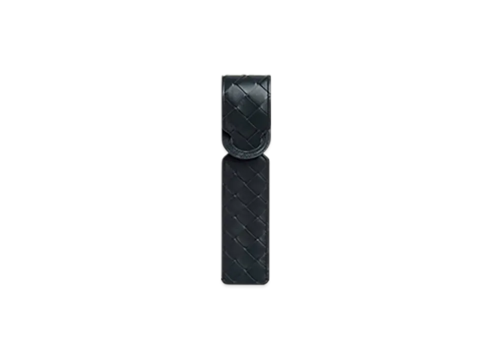 Bottega Veneta Intrecciato Long Tag Holder "Shadow"