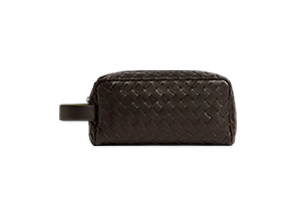 Bottega Veneta Intrecciato Travel Pouch "Fondant/Matcha"