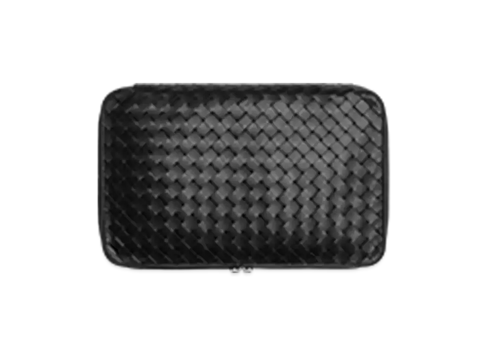Bottega Veneta Intrecciato Small Packing Cube "Black"