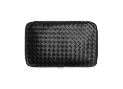 Bottega Veneta Intrecciato Small Packing Cube "Black"