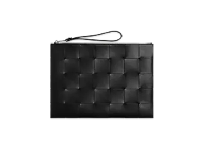 Bottega Veneta Large Cassette Pouch "Dark Moss"