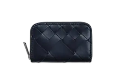 Bottega Veneta Intrecciato Zippered Coin Purse "Space"