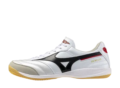 Mizuno Morelia Sala Elite In "Super White Pearl/Black"