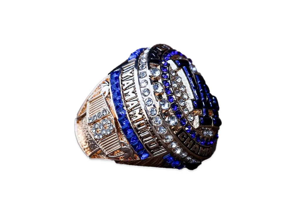 MLB Yoshinobu Yamada Dodgers World Series Ring 2024 (replica) "Gold/Blue"
