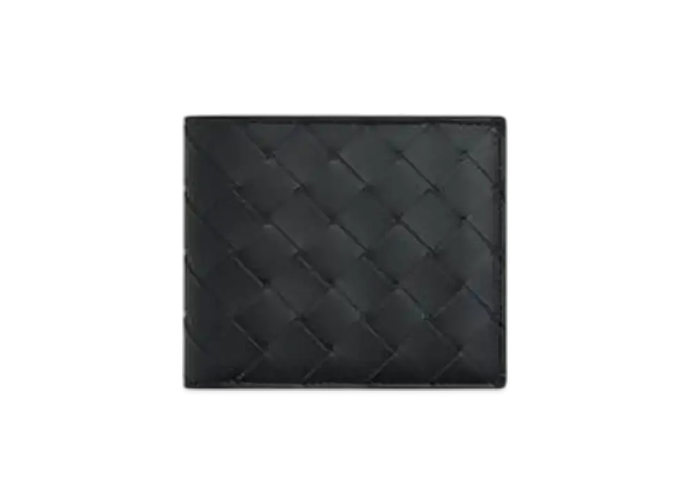 Bottega Veneta Intrecciato Bi-Fold Wallet With Coin Purse "Aldoars/Deep Pacific"