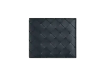 Bottega Veneta Intrecciato Bi-Fold Wallet With Coin Purse "Shadow/Olive Oil"