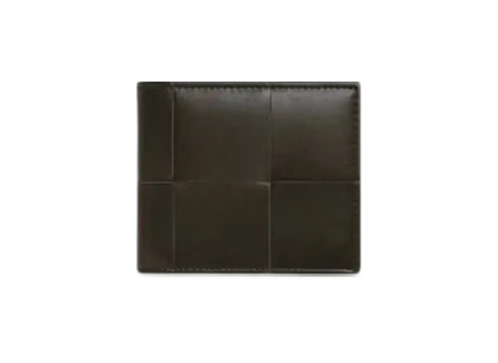Bottega Veneta Cassette Bi-Fold Wallet "Kaki/Light Butterscotch"