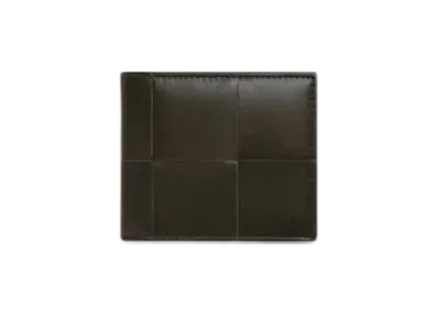 Bottega Veneta Cassette Bi-Fold Wallet "Kaki/Light Butterscotch"