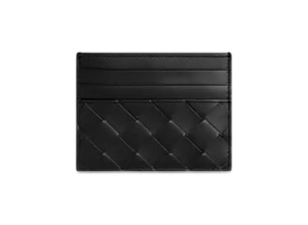 Bottega Veneta Intrecciato Credit Card Case "Nero"