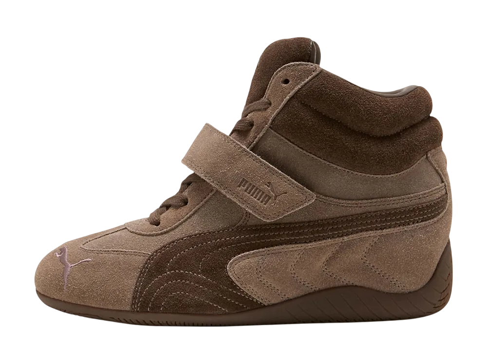 プーマ ウィメンズ スピードキャット ウェッジ "ブラウン"