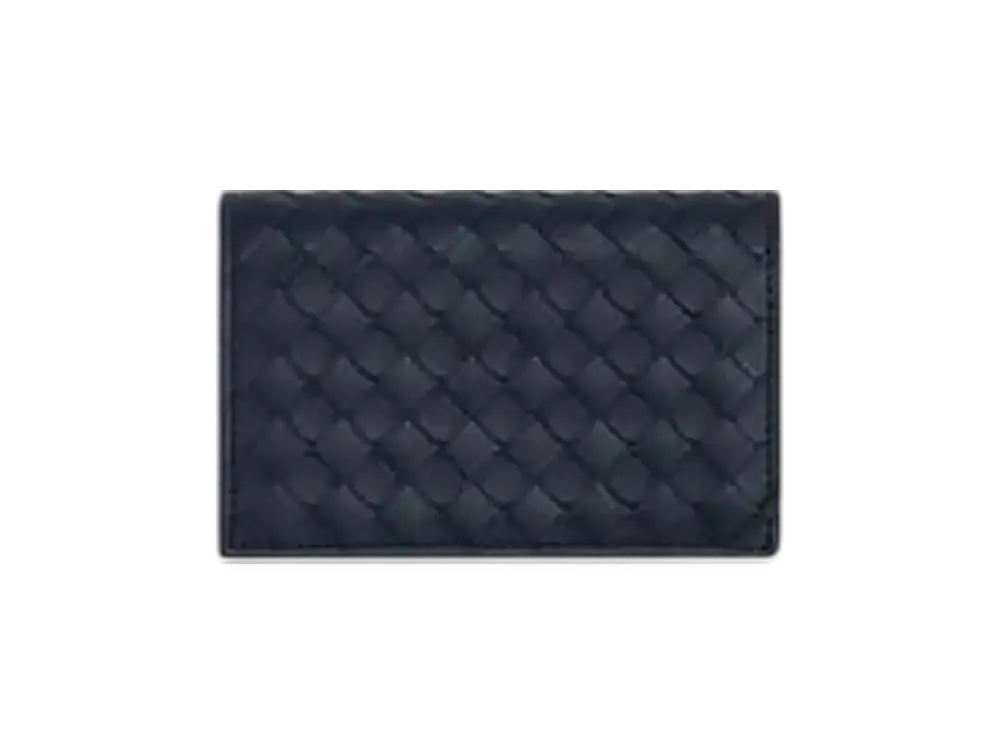 Bottega Veneta Intrecciato Piccolo Business Card Case "Space"