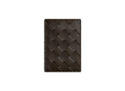 Bottega Veneta Intrecciato Flap Card Case "Fondant/Matcha"