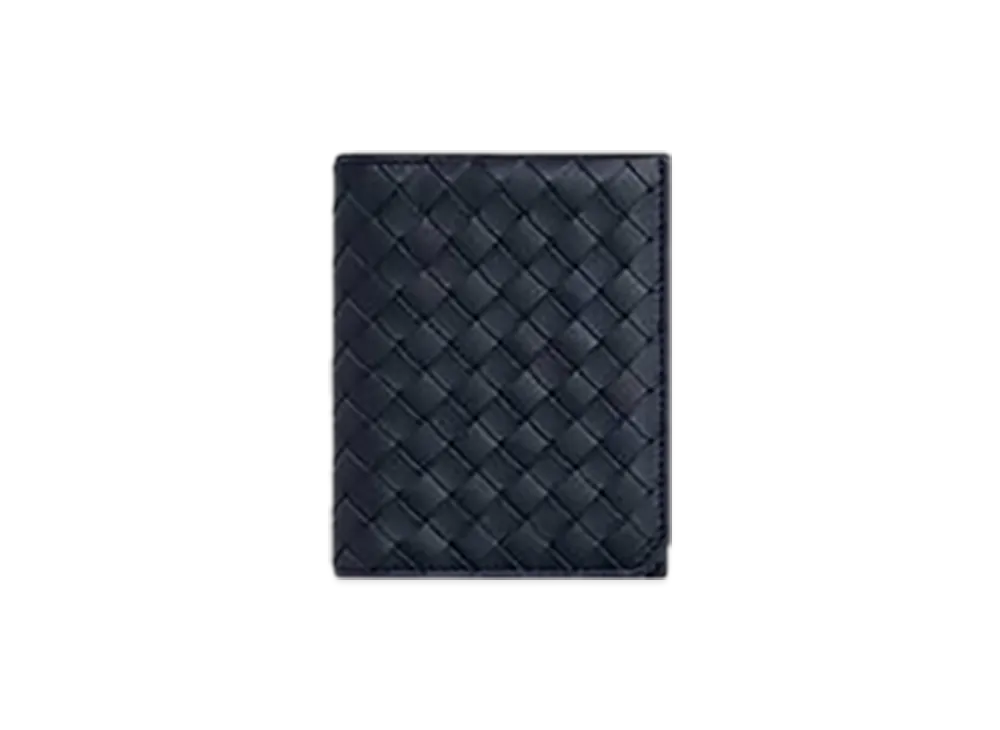 Bottega Veneta Intrecciato Piccolo Flap Card Case "Space"