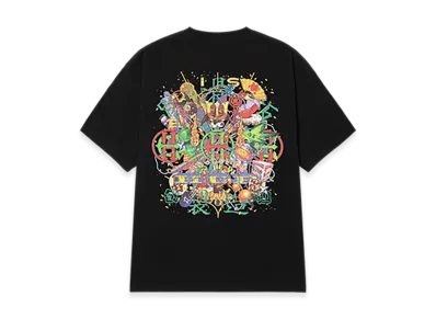 HUF x Evisen Skateboards Huf Allstar Tee "Black"