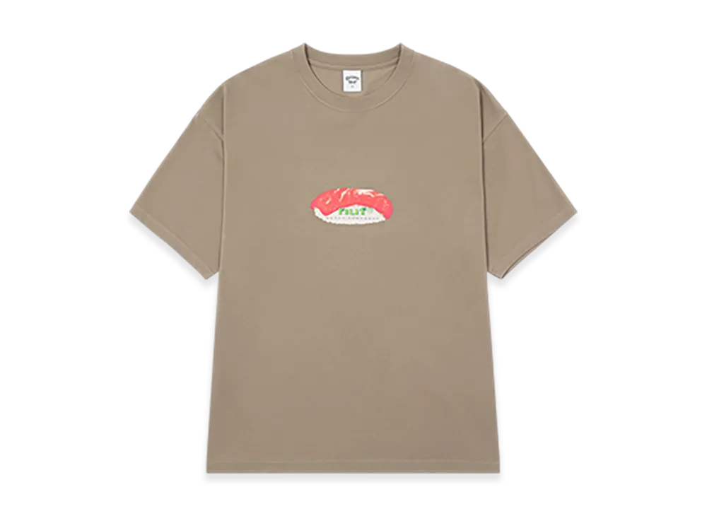 HUF x Evisen Skateboards Huf Sushi Tee "Charcoal"