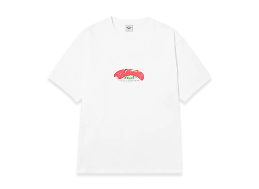 HUF x Evisen Skateboards Huf Sushi Tee "White"