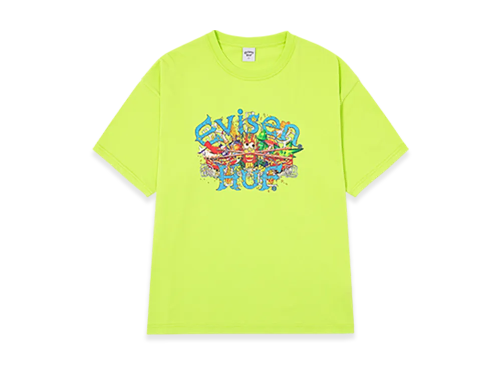 HUF x Evisen Skateboards Dragon Tee "Green"