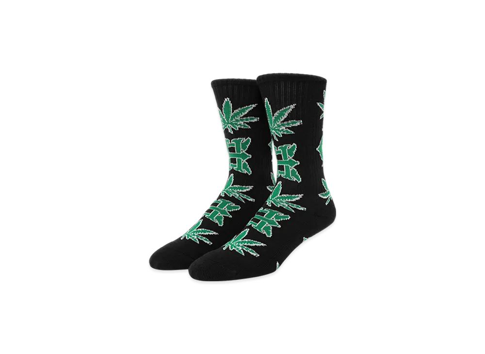 HUF x Evisen Skateboards Logo Socks "Black"